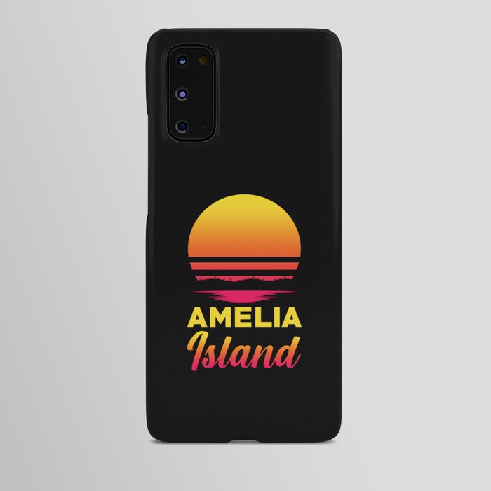 Amelia Island Retro Souvenir Android Case
