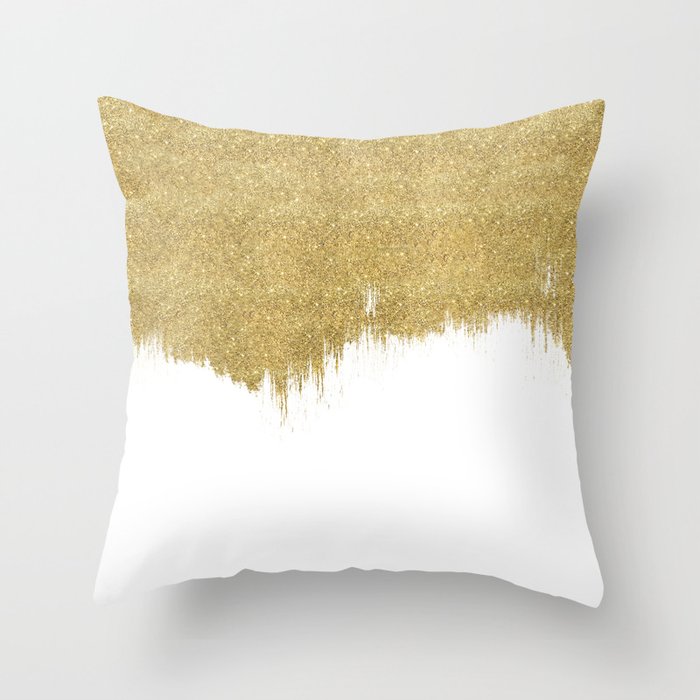 gold throw pillows on sale