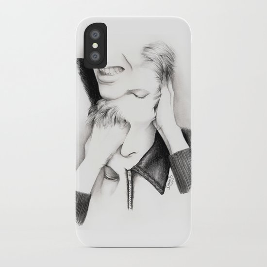 DECONSTRUCTION OF DAVID BOWIE iPhone Case