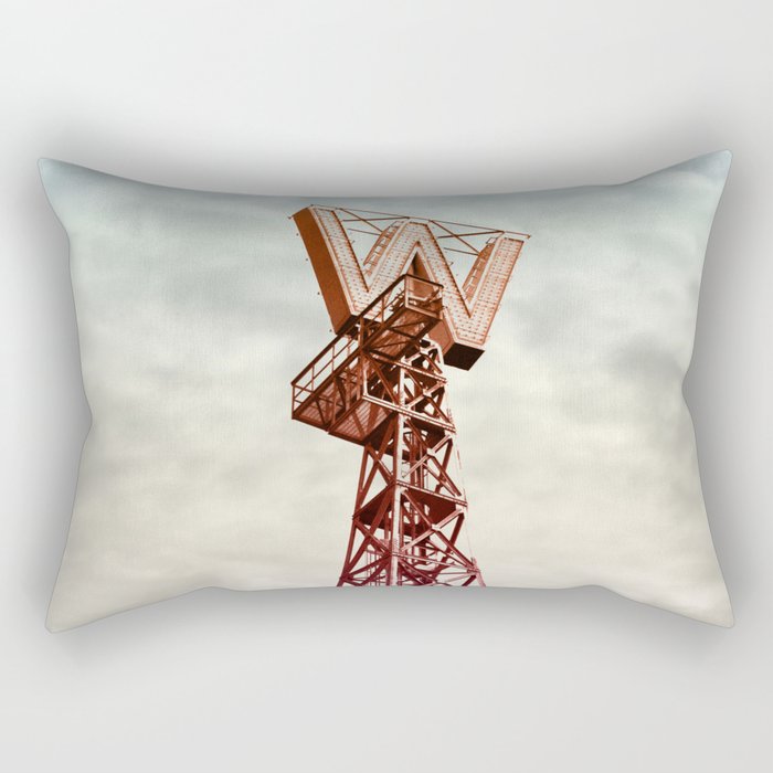 Woodwards in Clouds Rectangular Pillow