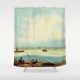 Morning Light On The Creek Shower Curtain