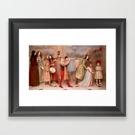 Thomas Cooper Gotch - A Pageant of Childhood Framed Art Print
