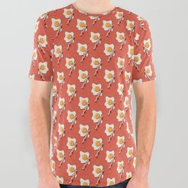 FAST FOOD / Egg and Bacon - pattern All Over Graphic Tee