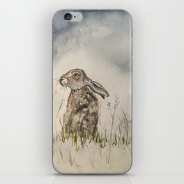 lonely rabbit  iPhone Skin