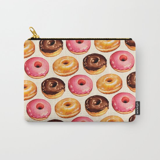 Donut Pattern Carry-All Pouch