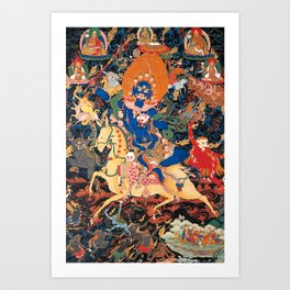 Kali, Goddess of Time, Creation, Destruction and Power Art Print
