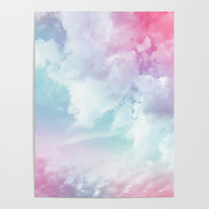 Cotton Candy Sky Poster
