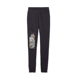 White Roses Flower Bouquet Kids Joggers