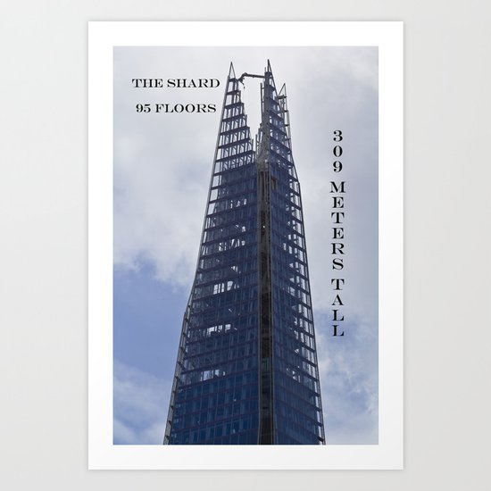 The Shard london Art Print