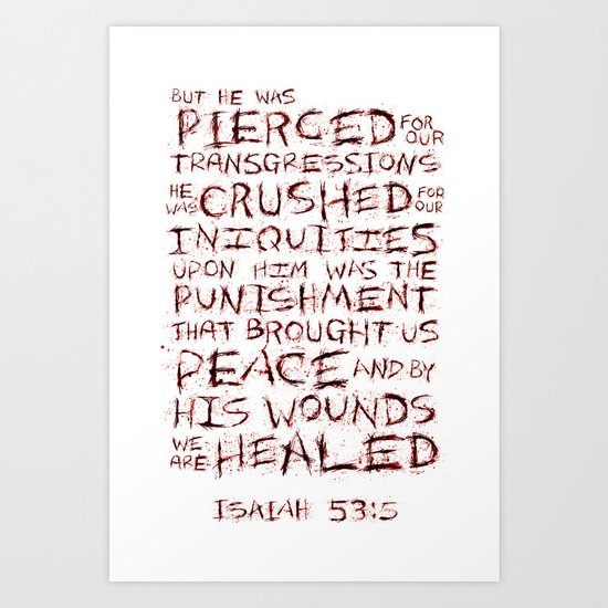 Our Sin, His Sacrifice Art Print