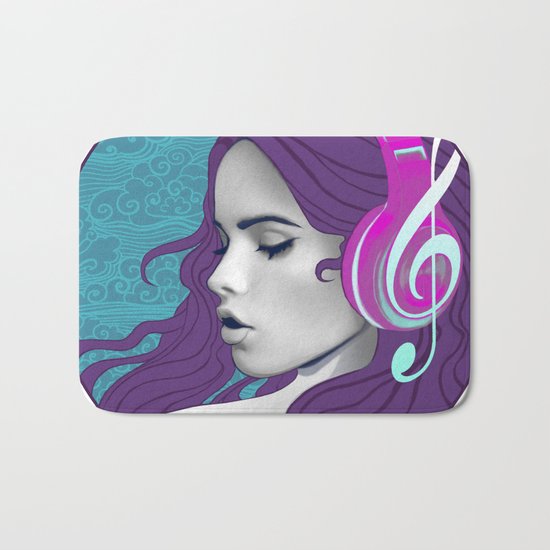 Song Girl Bath Mat