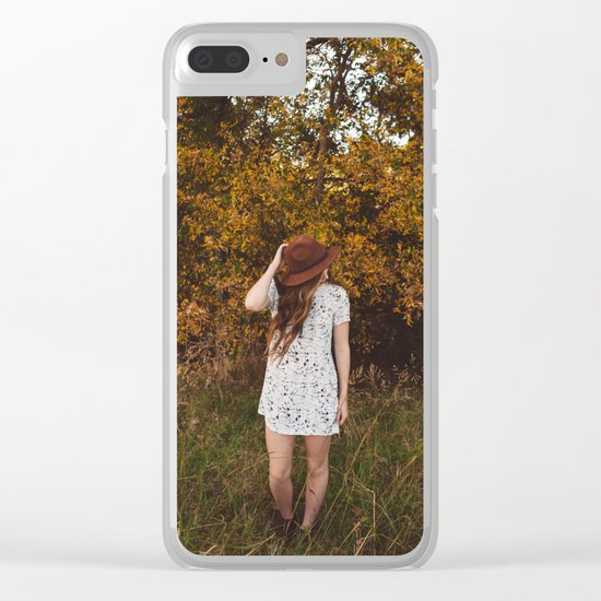 Fall Beauty Clear iPhone Case