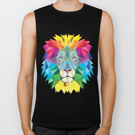 High Color Lion Biker Tank