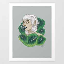 The Leaf Elf Art Print
