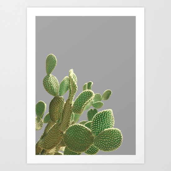 Minimal Cactus Art Print