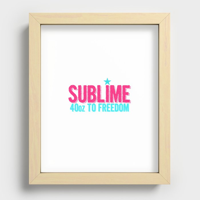 SUBLIME Recessed Framed Print