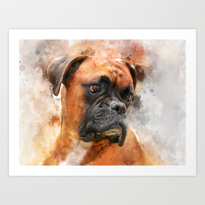11++ Finest Boxer dog wall art images information