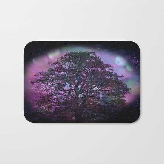 Twilight Tree Silhouette Bath Mat