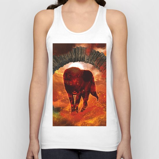 Amazing wolf Unisex Tank Top
