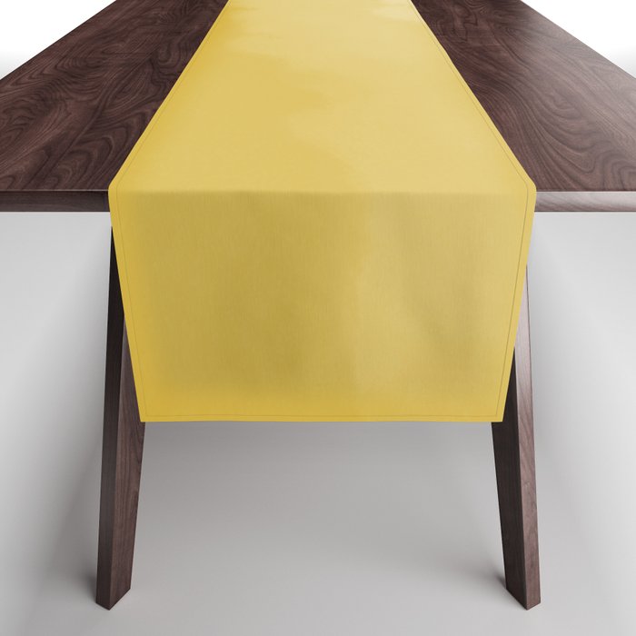 Mustard Yellow Watercolor Ombre (yellow/white) Table Runner