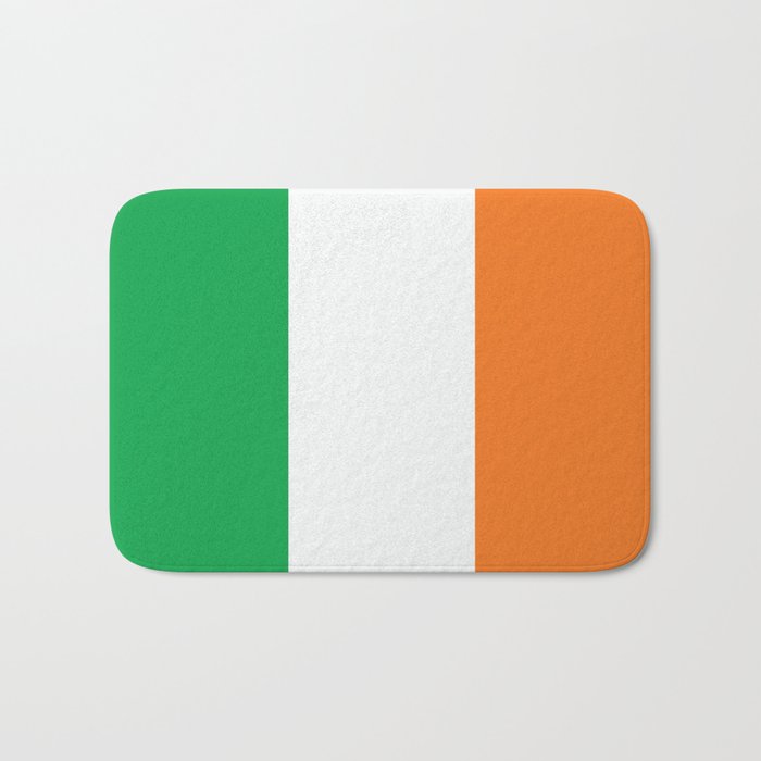 Ireland Flag Print Irish Country Pride Patriotic Pattern Bath Mat