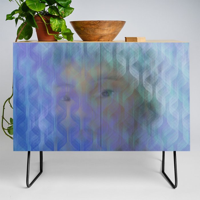 Vintage mermaid Credenza