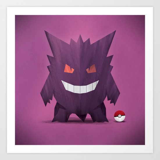 Gengar Art Print