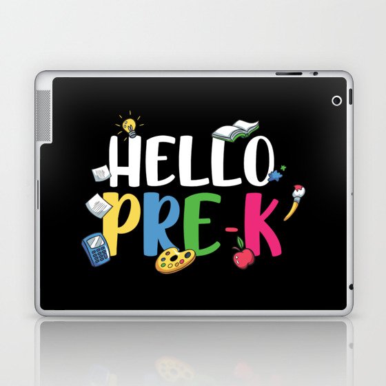 Hello Pre-K Back To School Laptop & iPad Skin