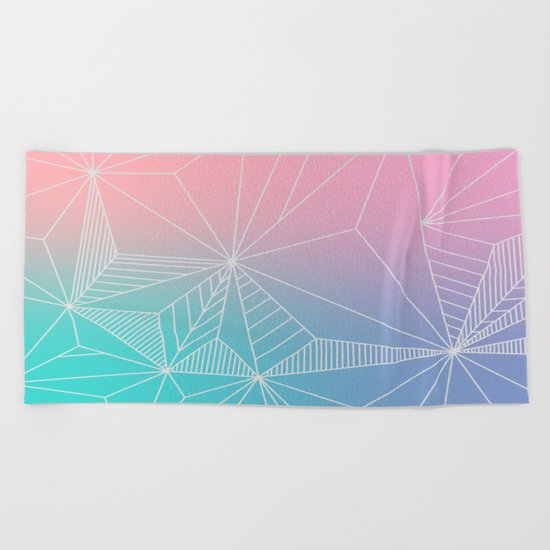 Dreamscape Geo Beach Towel