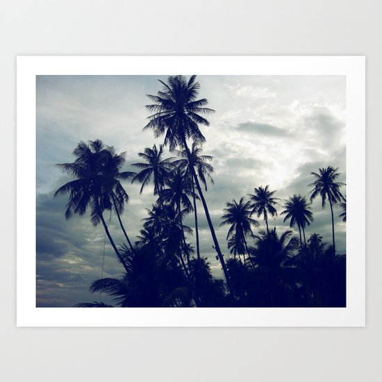Palm Trees II Art Print