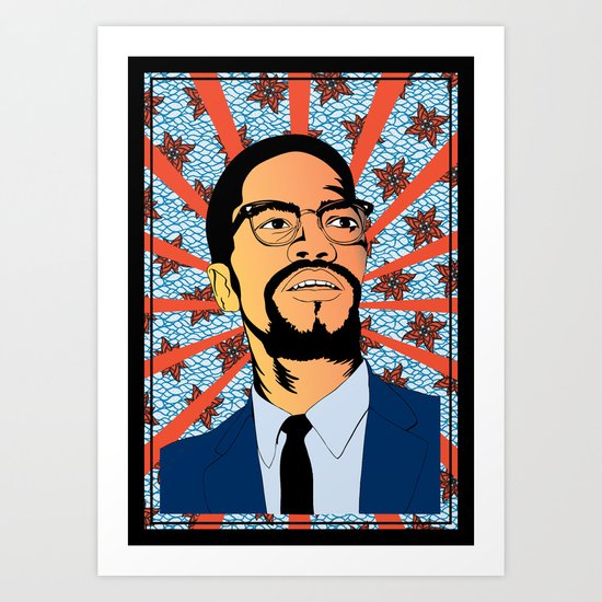 Malcolm X Art Print