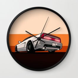 White Honda Acura NSX Wall Clock