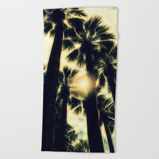 Palm Trees II Beach Towel