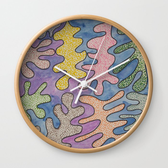 LEAVE THE LEAVES Wall Clock
