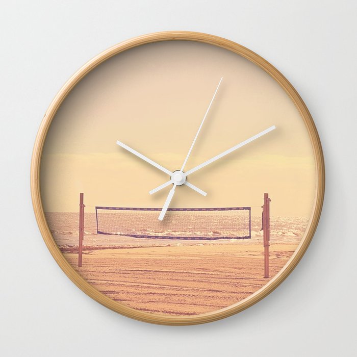 Beach Volleyball Wall Clock