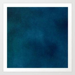 Blue-Gray Velvet Art Print