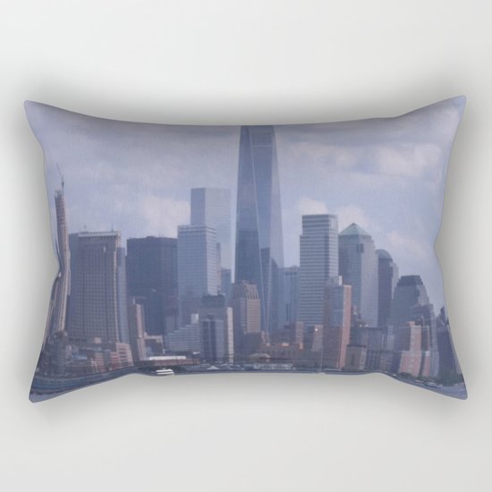NY Cityscape Rectangular Pillow