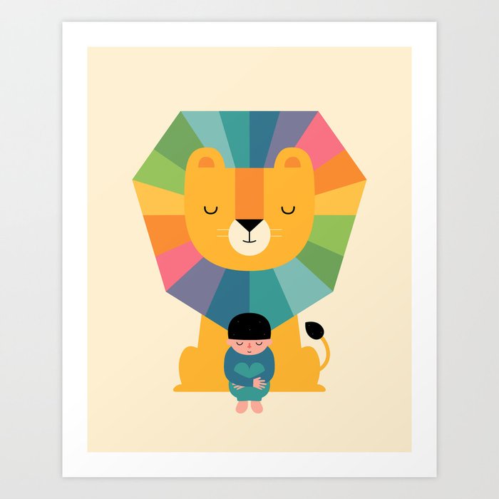 Discover the motif COURAGE by Andy Westface as a print at TOPPOSTER