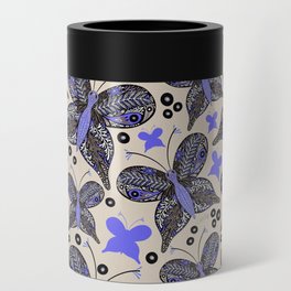 Butterfly Intricacies – Indigo Can Cooler