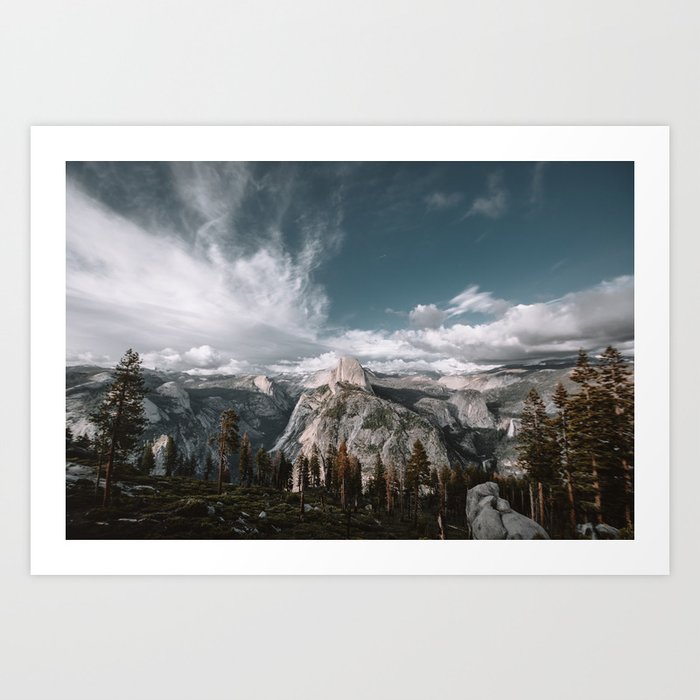 Glacier Point Wilderness Art Print