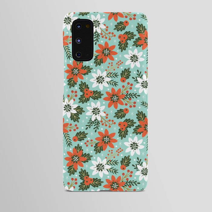 Christmas Jolly Floral Android Case
