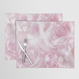 Beautiful Magical Pink Rose Collection Placemat