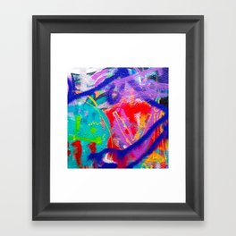 Crazy Graffiti  Framed Art Print