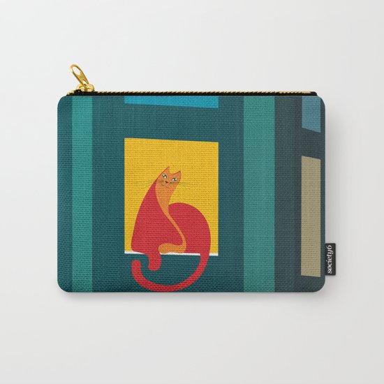 Cat in the window Carry-All Pouch