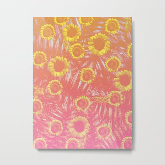 Sunflower Party #4 Metal Print