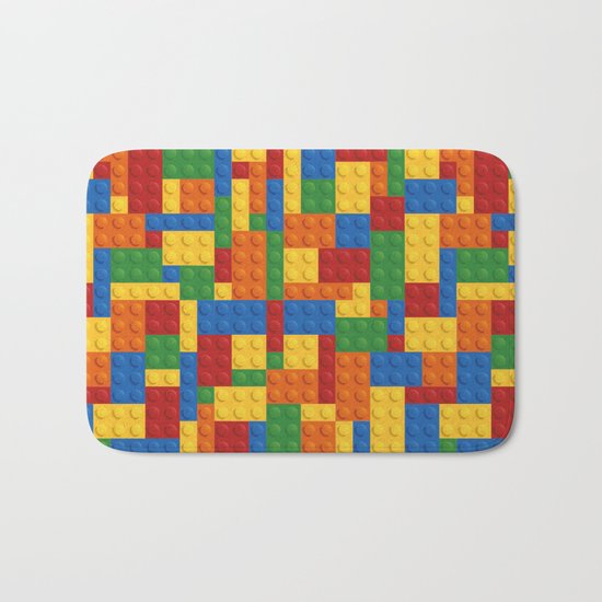 Lego bricks Bath Mat