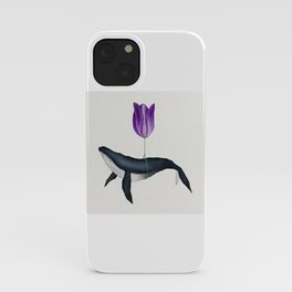 flower whale iPhone Case