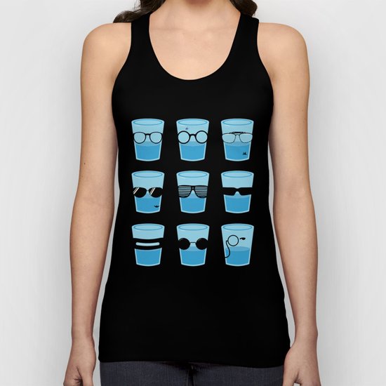 Glasses Unisex Tank Top