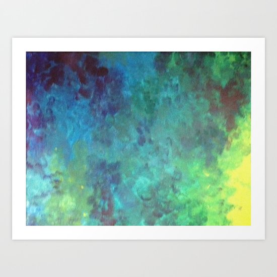 Colors of a fish Art Print