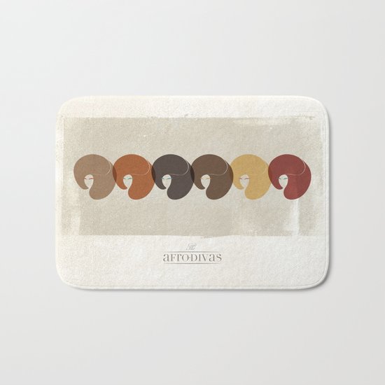 The Afro Divas Bath Mat
